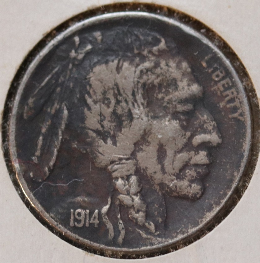 1914-D-Buffalo-With-Environmental-Damage